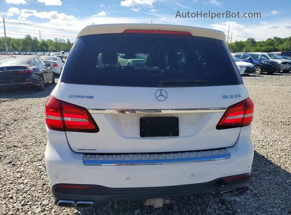 4JGDF7FE4JB081355 2018 MERCEDES-BENZ GLS-CLASS White Вид салону спереду