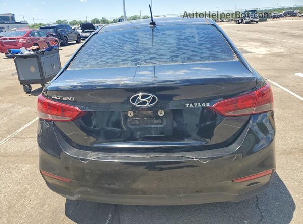 3KPC24A69LE120733 2020 HYUNDAI ACCENT Black Widok wnętrza z przodu