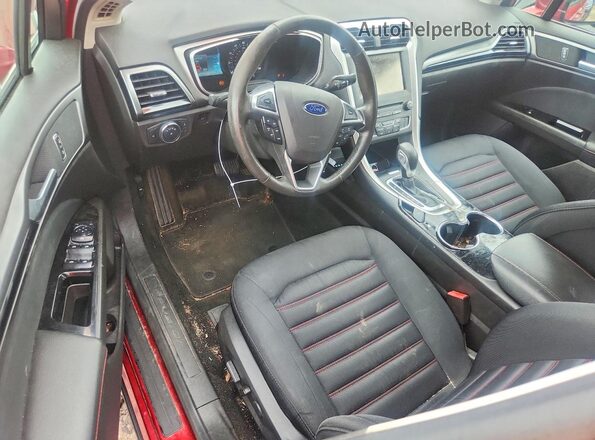 3FA6P0HD3GR295625 2016 FORD FUSION Red ხელსაწყოთა პანელის ხედი