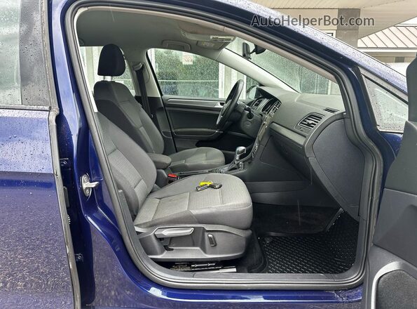WVWKR7AU8KW914652 2019 VOLKSWAGEN GOLF Синий Вид сзади