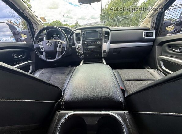 1N6BA1F43GN505403 2016 NISSAN TITAN White Vista de los asientos traseros
