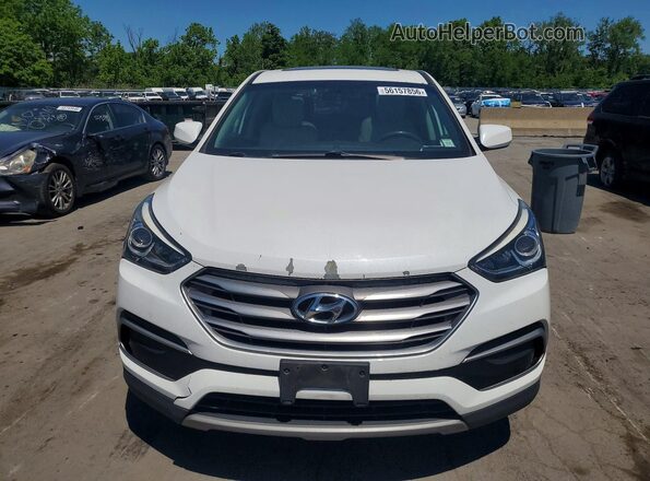 5XYZTDLB3HG382422 2017 HYUNDAI SANTA FE White Widok z tyłu