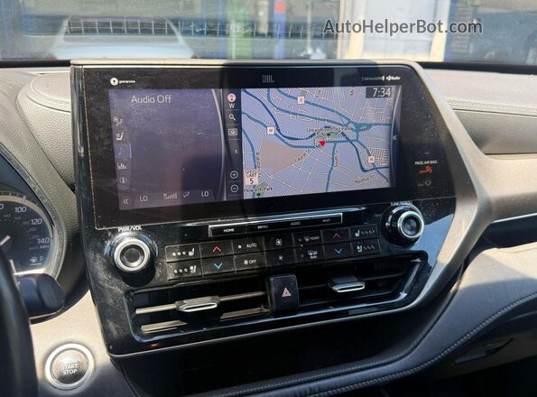 5TDDZRBH7LS005843 2020 TOYOTA HIGHLANDER Black Вид задньої частини салону