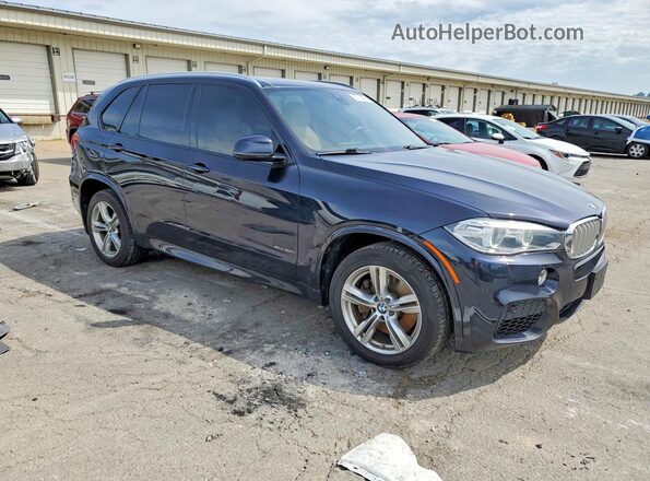 5UXKR6C54J0U14746 2018 BMW X5 Blue Front view