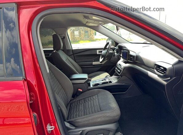 1FMSK7DH8MGA61598 2021 FORD EXPLORER Red Հետևի տեսք