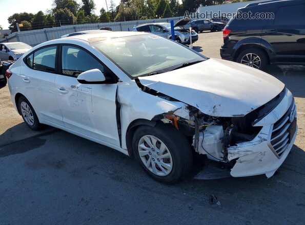 5NPD74LF3JH389578 2018 HYUNDAI ELANTRA White Դիմացի տեսք