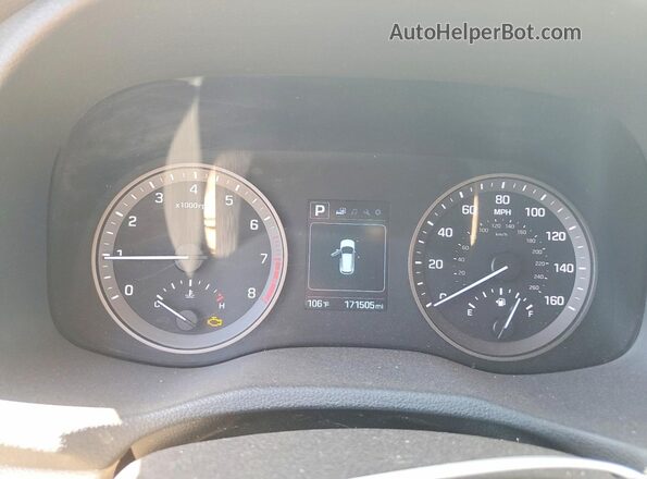 KM8J33A20HU519045 2017 HYUNDAI TUCSON White Հետևի նստատեղերի տեսք