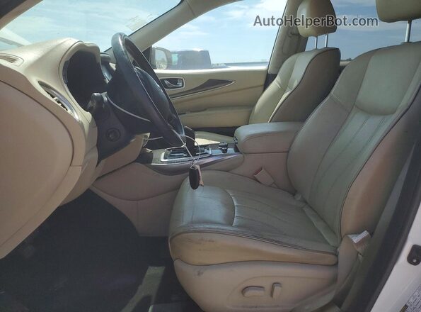 5N1DL0MM4HC554931 2017 INFINITI QX60 Белый Вид панели приборов