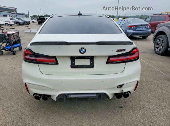 WBSJF0C5XKB284540 2019 BMW M5 White წინა სალონის ხედი