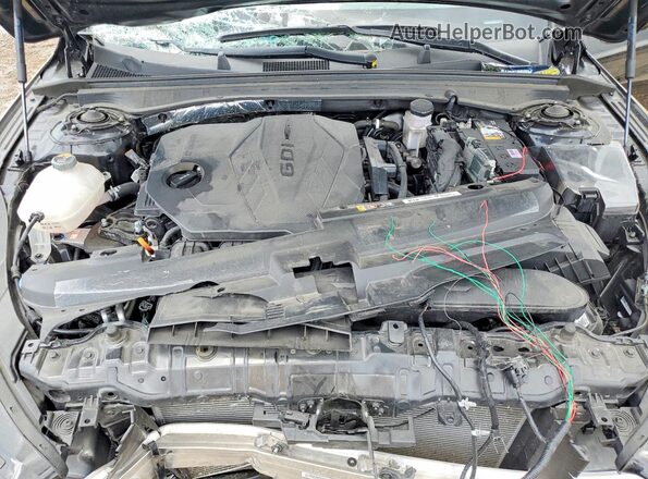 KNAG64J76S5289498 2025 KIA K5 Black Engine compartment view