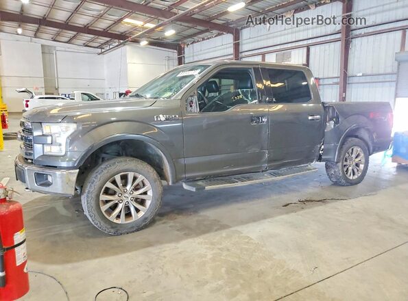1FTEW1EF6GKD40856 2016 FORD F150 Brown Tył lewy
