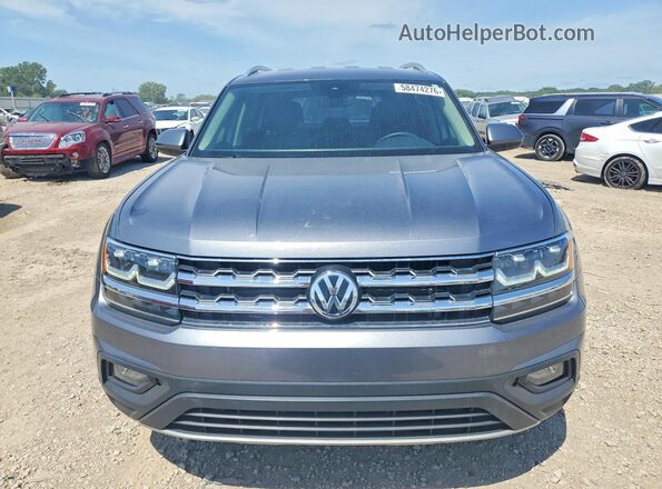 1V2UR2CA9KC523265 2019 VOLKSWAGEN ATLAS Gray Вид ззаду