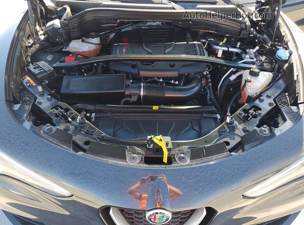 ZASFAKAN1J7B74253 2018 ALFA ROMEO STELVIO Black VIN კოდის სტიკერის ხედი