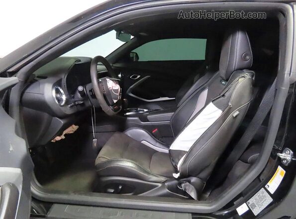 1G1FE1R74M0112848 2021 CHEVROLET CAMARO Black Вид задніх сидінь