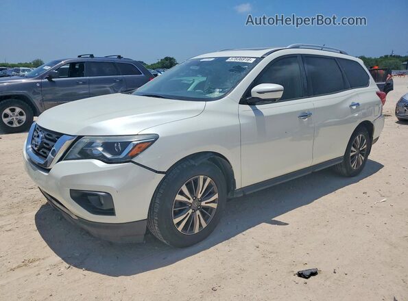 5N1DR2MN5HC671887 2017 NISSAN PATHFINDER White Tył lewy