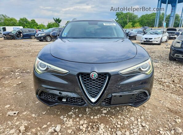 ZASPAKAN0K7C32245 2019 ALFA ROMEO STELVIO Black უკანა ხედი