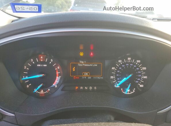 3FA6P0H79GR207333 2016 FORD FUSION Gray Widok tylnych siedzeń