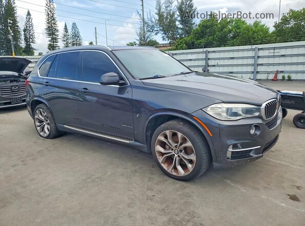 5UXKT0C36H0V97929 2017 BMW X5 Gray Вид спереду