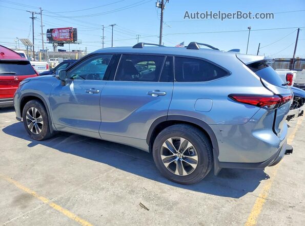 5TDHZRBH2LS038637 2020 TOYOTA HIGHLANDER Blue Հետևի աջ