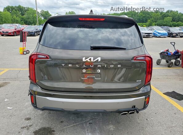 5XYP6DGCXSG693032 2025 KIA TELLURIDE Green Вид салону спереду