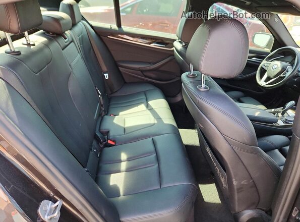 WBAJR3C0XLCE49535 2020 BMW 5 SERIES Black Вид задньої частини салону