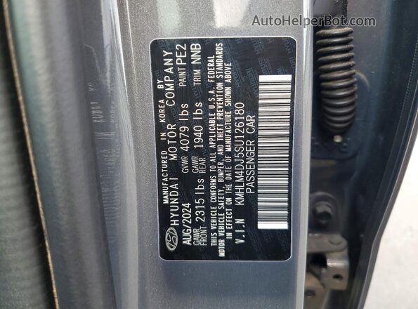 KMHLM4DJ5SU126180 2025 HYUNDAI ELANTRA Gray 