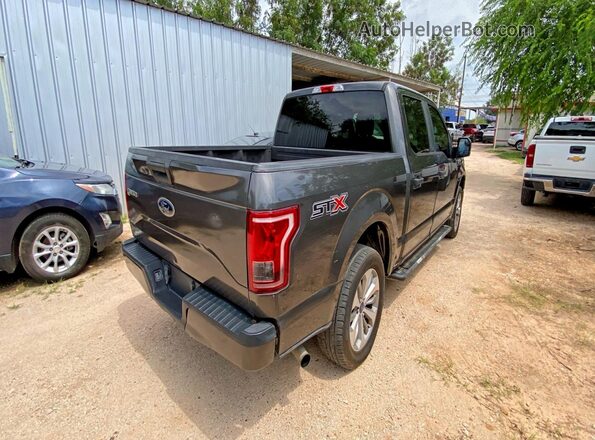 1FTEW1CP5HKE35597 2017 FORD F150 Gray Front view