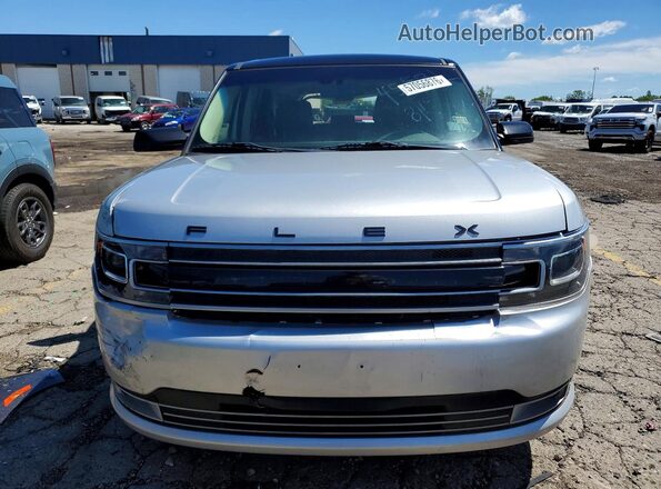 2FMHK6D89KBA05159 2019 FORD FLEX Silver Widok z tyłu