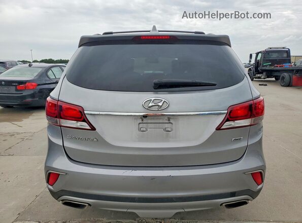 KM8SNDHF3JU287057 2018 HYUNDAI SANTA Silver Вид салону спереду