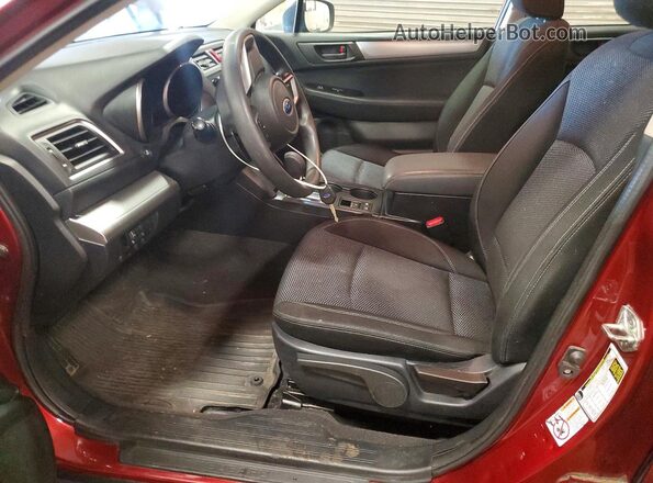 4S4BSABC6K3237914 2019 SUBARU OUTBACK Red Dashboard view