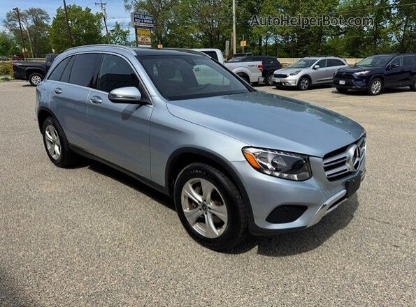 WDC0G4KB7JV102881 2018 MERCEDES-BENZ GLC-CLASS Blue Rear left