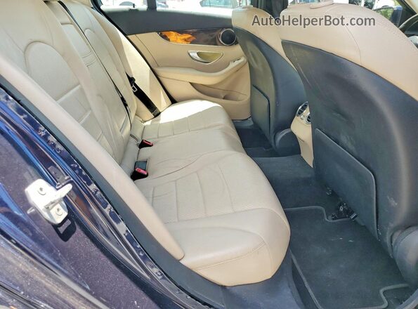 55SWF4JB4GU127862 2016 MERCEDES-BENZ C Blue Սալոնի հետևի տեսք
