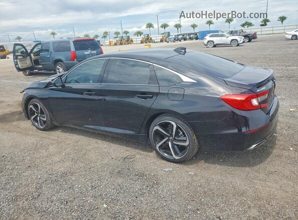 1HGCV1F34LA028454 2020 HONDA ACCORD Black 