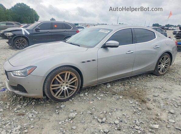 ZAM57XSL1H1198896 2017 MASERATI GHIBLI Gray Задня ліва чверть