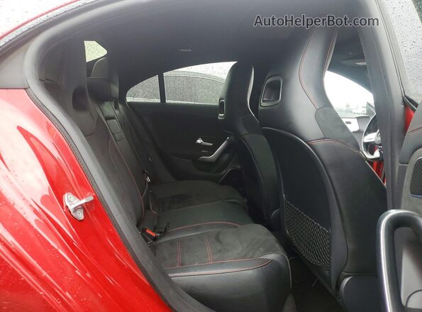 W1K5J4GB0MN211005 2021 MERCEDES-BENZ CLA-CLASS Red Вид задніх сидінь
