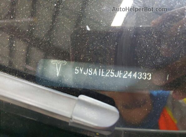 5YJSA1E25JF244333 2018 TESLA MODEL White 