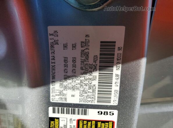 3TMLB5JN1SM092394 2025 TOYOTA TACOMA Silver 