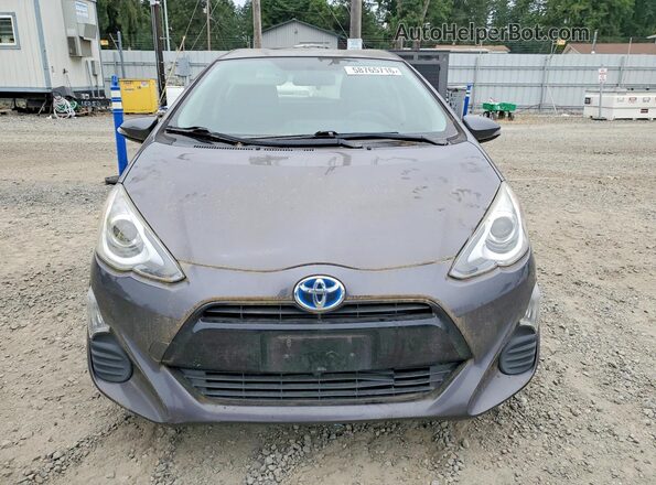 JTDKDTB35G1133069 2016 TOYOTA PRIUS Gray Vista trasera