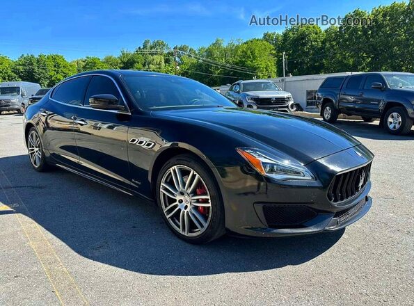 ZAM56YRS3J1285288 2018 MASERATI QUATTROPOR Black წინა ხედი