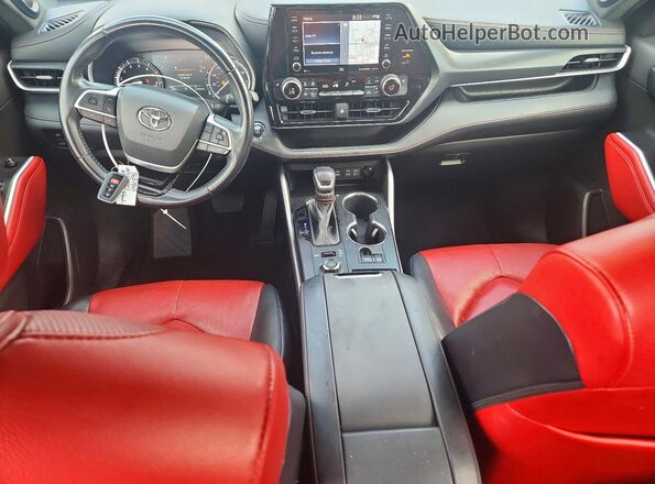 5TDJZRBHXNS170047 2022 TOYOTA HIGHLANDER Silver Widok zestawu wskaźników