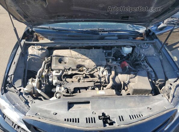 4T1B11HK6KU218324 2019 TOYOTA CAMRY Black Вид підкапотного простору