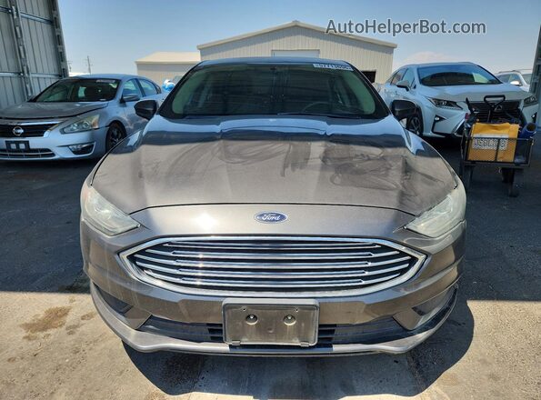 3FA6P0HD8JR137045 2018 FORD FUSION Gray უკანა ხედი