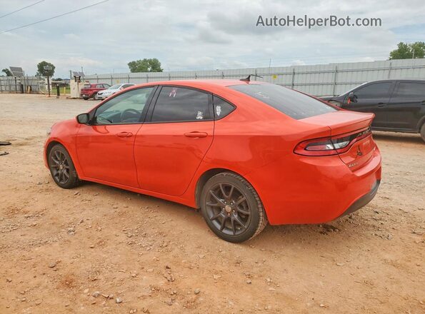 1C3CDFFA9GD816166 2016 DODGE DART Оранжевый Задняя правая четверть