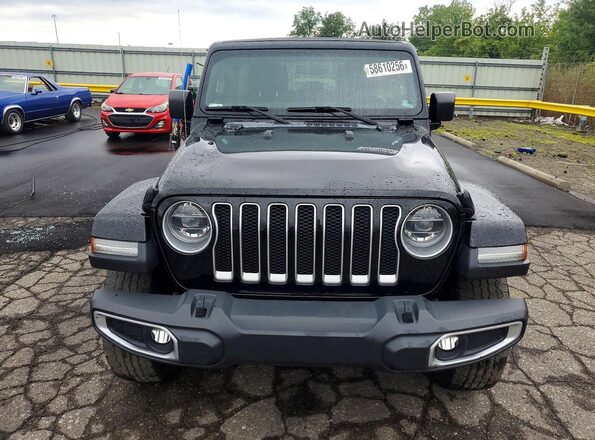 1C4HJXEN3JW302393 2018 JEEP WRANGLER Black Widok z tyłu