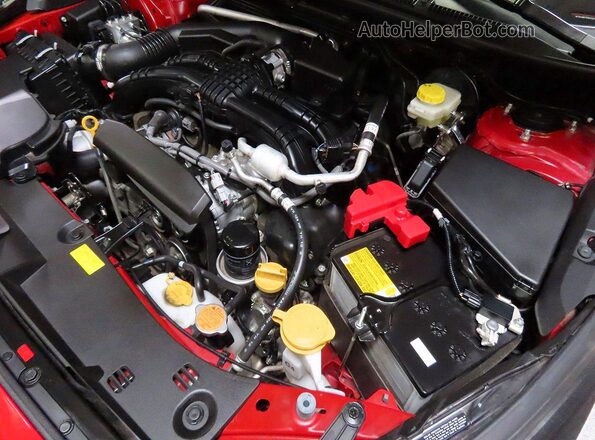 JF1GUABC7S8214221 2025 SUBARU IMPREZA Red Vista del salpicadero