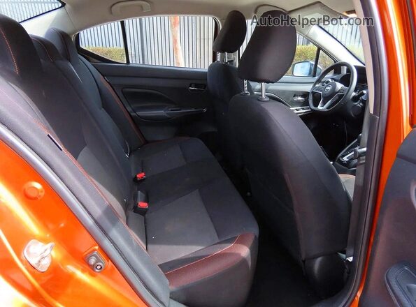 3N1CN8FV4NL852929 2022 NISSAN VERSA Orange Vista interior delantera