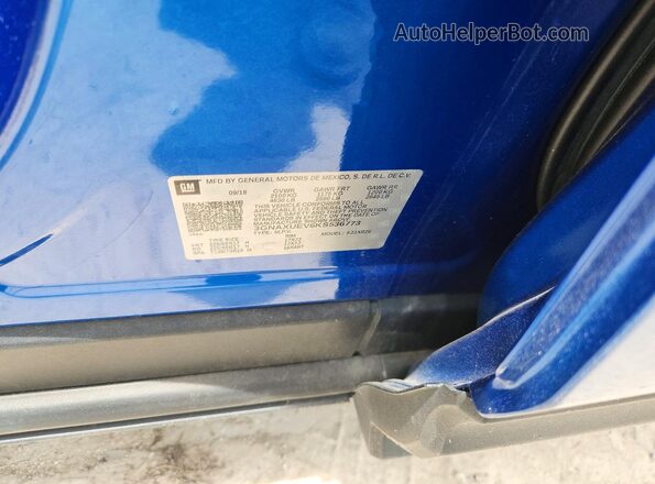 3GNAXUEV6KS536773 2019 CHEVROLET EQUINOX Blue 360 interior view