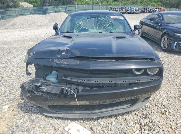 2C3CDZBT0GH232461 2016 DODGE CHALLENGER Black უკანა ხედი