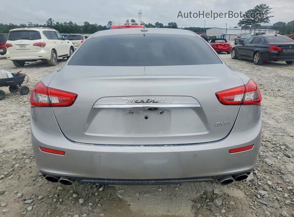 ZAM57XSL1H1198896 2017 MASERATI GHIBLI Gray Вид салону спереду
