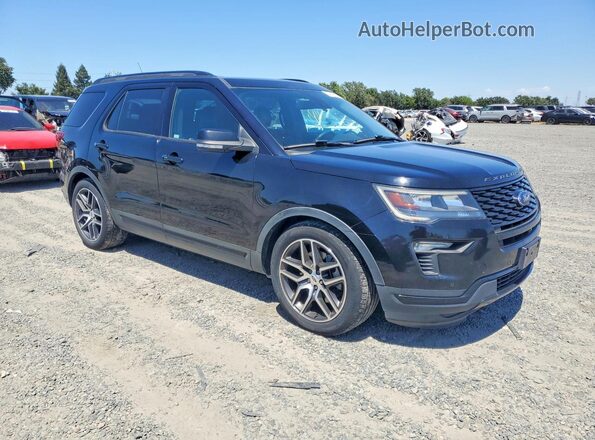 1FM5K8GT1JGC49202 2018 FORD EXPLORER Черный 